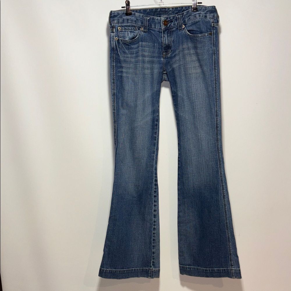 Express Classic Blue Wide Leg Jeans